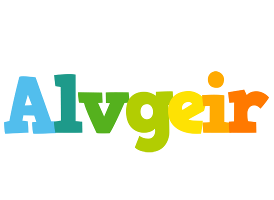 Alvgeir rainbows logo