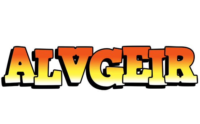 Alvgeir sunset logo