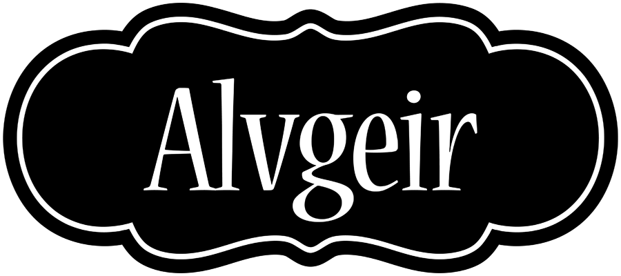 Alvgeir welcome logo