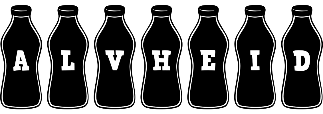 Alvheid bottle logo