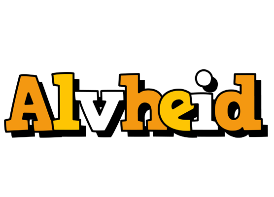 Alvheid cartoon logo