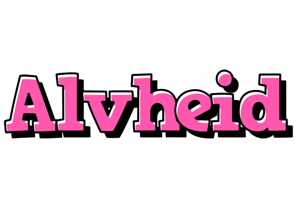 Alvheid girlish logo