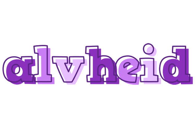 Alvheid sensual logo
