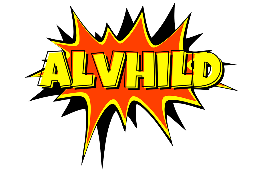 Alvhild bazinga logo