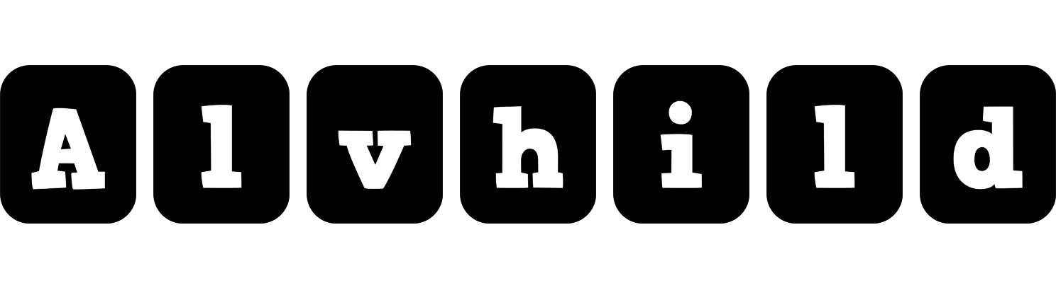 Alvhild box logo