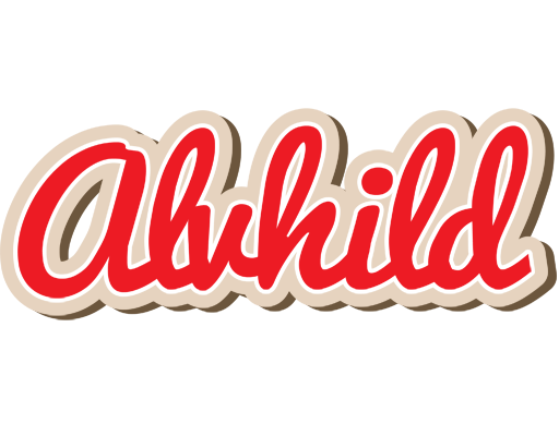 Alvhild chocolate logo