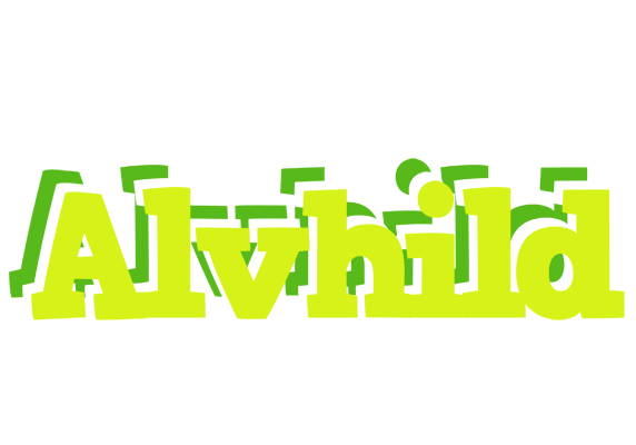 Alvhild citrus logo