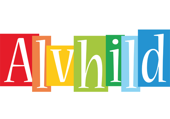 Alvhild colors logo