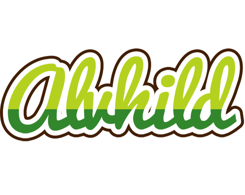 Alvhild golfing logo