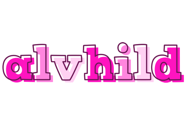 Alvhild hello logo