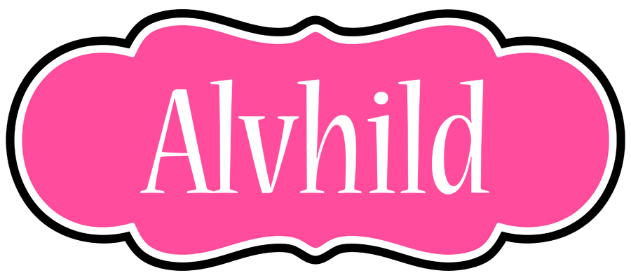 Alvhild invitation logo