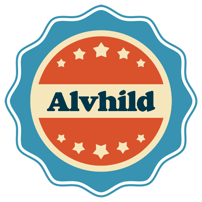 Alvhild labels logo