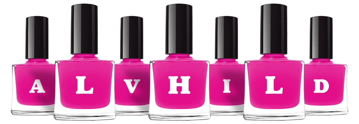 Alvhild nails logo