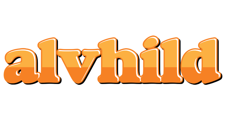 Alvhild orange logo