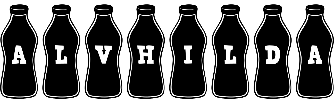 Alvhilda bottle logo