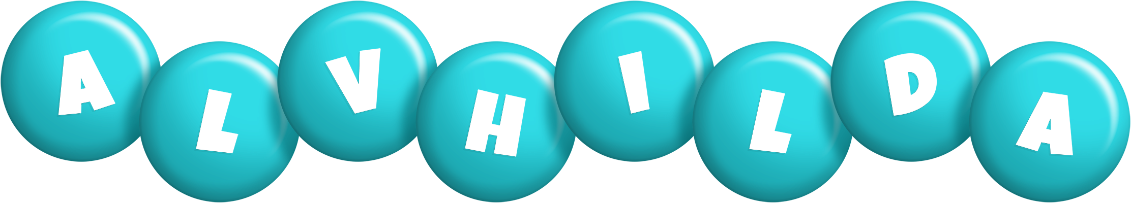 Alvhilda candy-azur logo