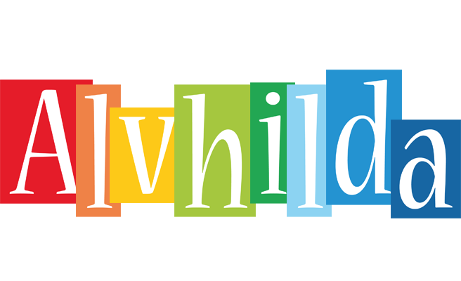 Alvhilda colors logo