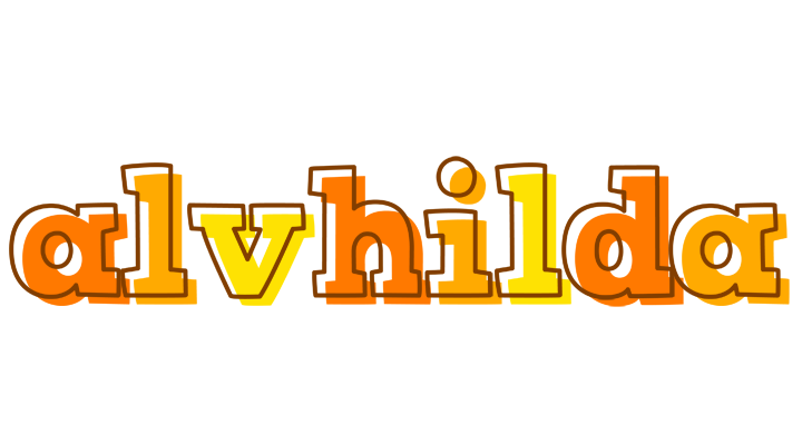 Alvhilda desert logo