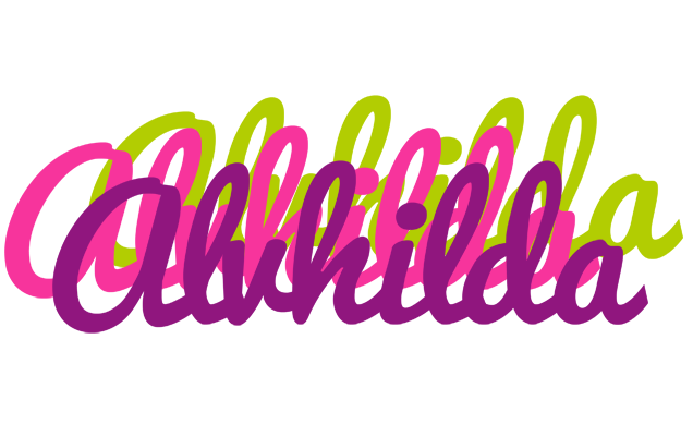Alvhilda flowers logo