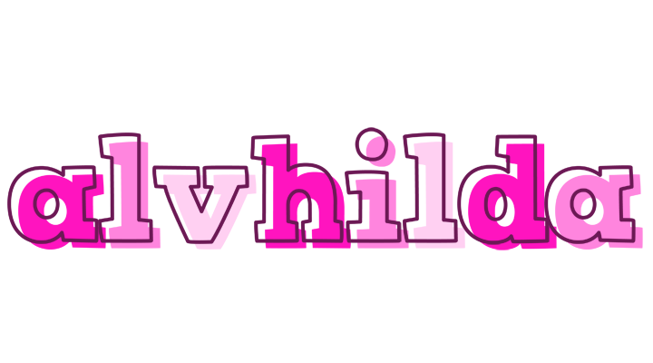 Alvhilda hello logo