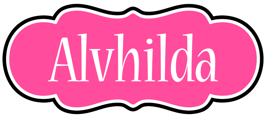 Alvhilda invitation logo