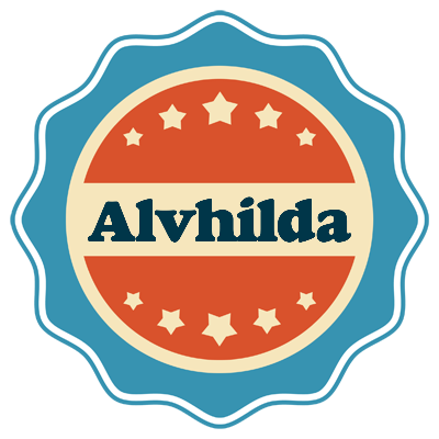 Alvhilda labels logo