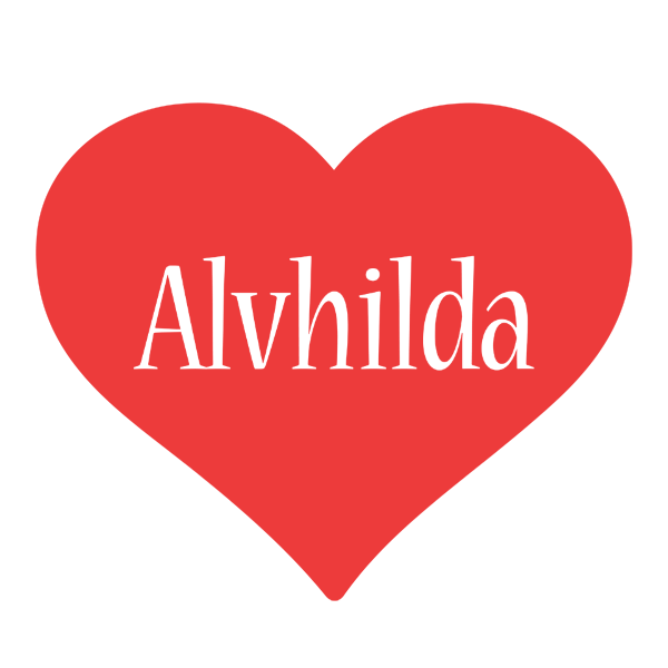 Alvhilda love logo