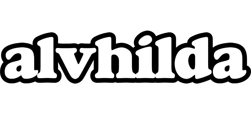 Alvhilda panda logo