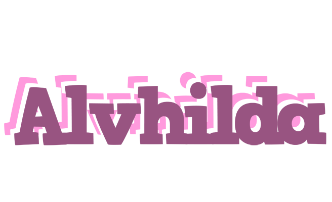 Alvhilda relaxing logo