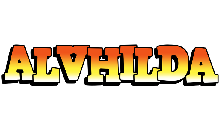 Alvhilda sunset logo