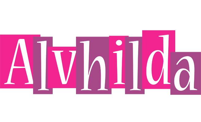 Alvhilda whine logo