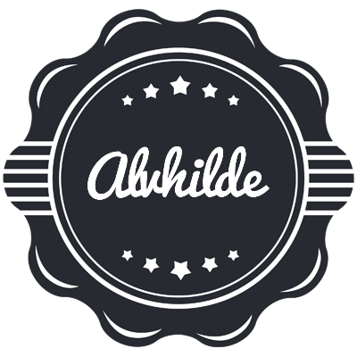 Alvhilde badge logo