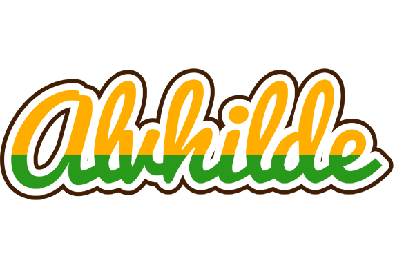 Alvhilde banana logo