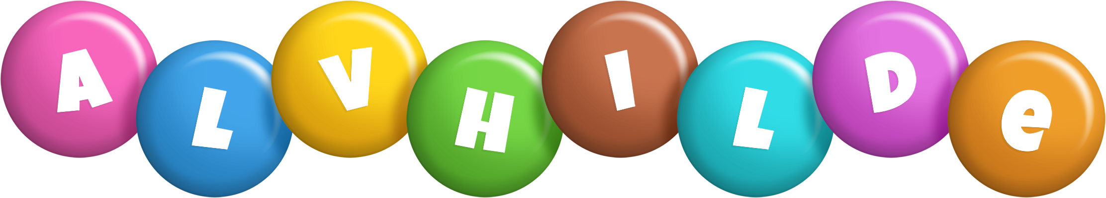 Alvhilde candy logo