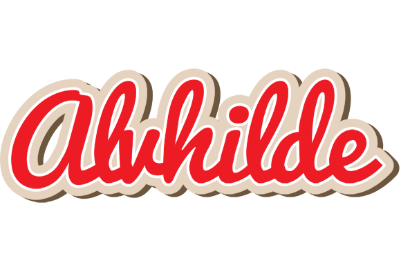 Alvhilde chocolate logo