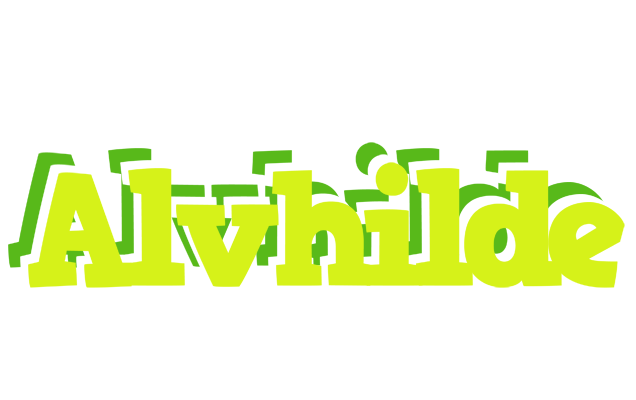 Alvhilde citrus logo