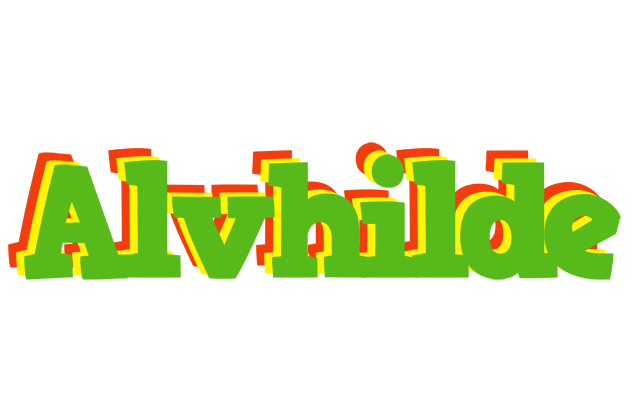 Alvhilde crocodile logo