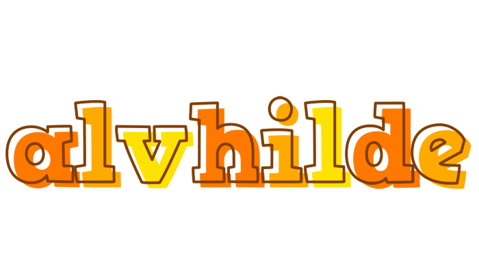 Alvhilde desert logo