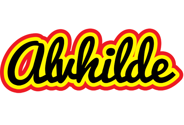 Alvhilde flaming logo
