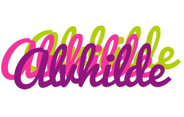 Alvhilde flowers logo