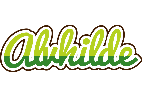 Alvhilde golfing logo