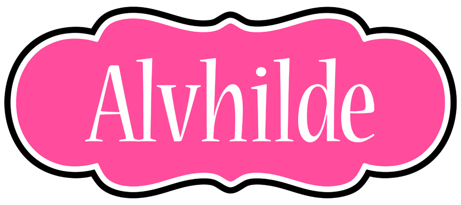 Alvhilde invitation logo