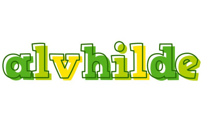 Alvhilde juice logo