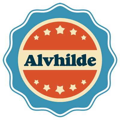 Alvhilde labels logo