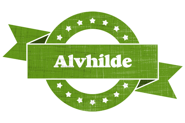 Alvhilde natural logo