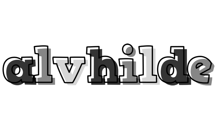 Alvhilde night logo