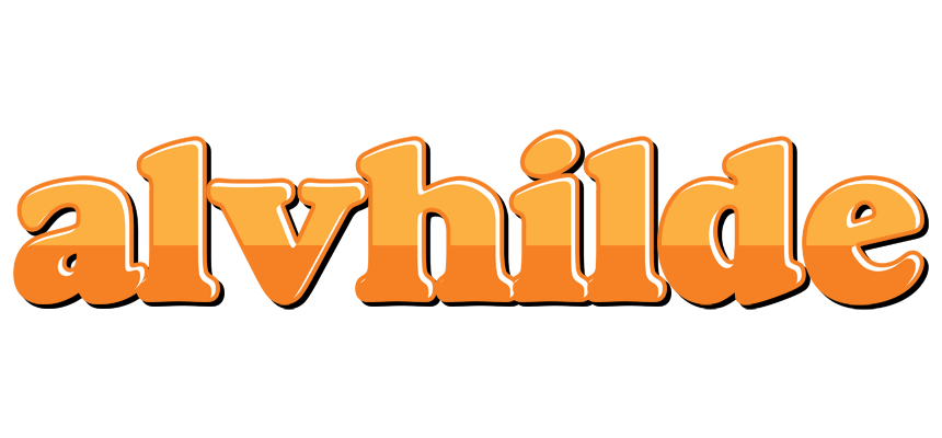 Alvhilde orange logo