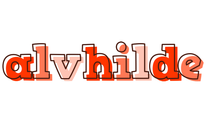 Alvhilde paint logo