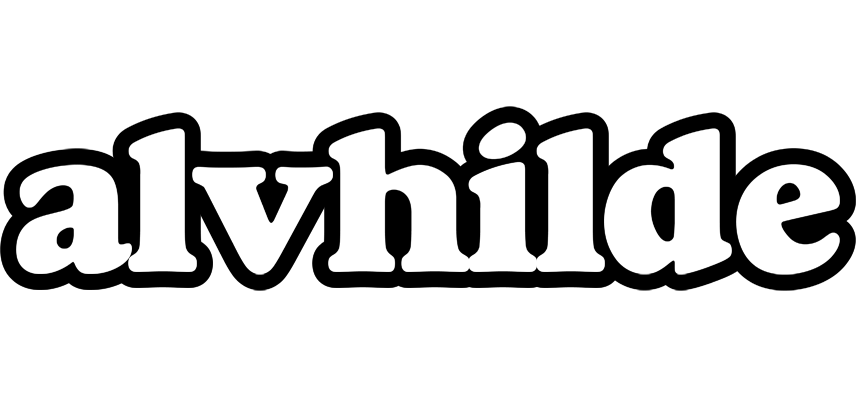 Alvhilde panda logo