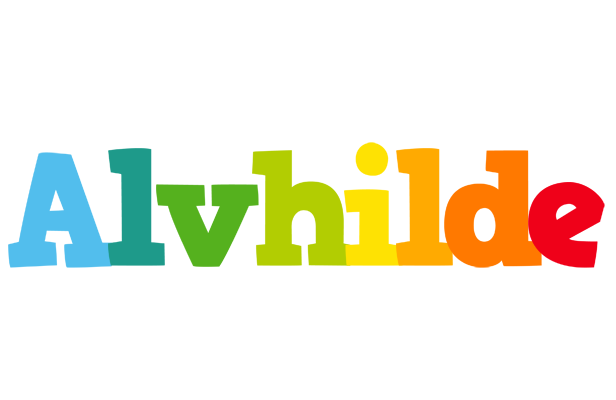 Alvhilde rainbows logo